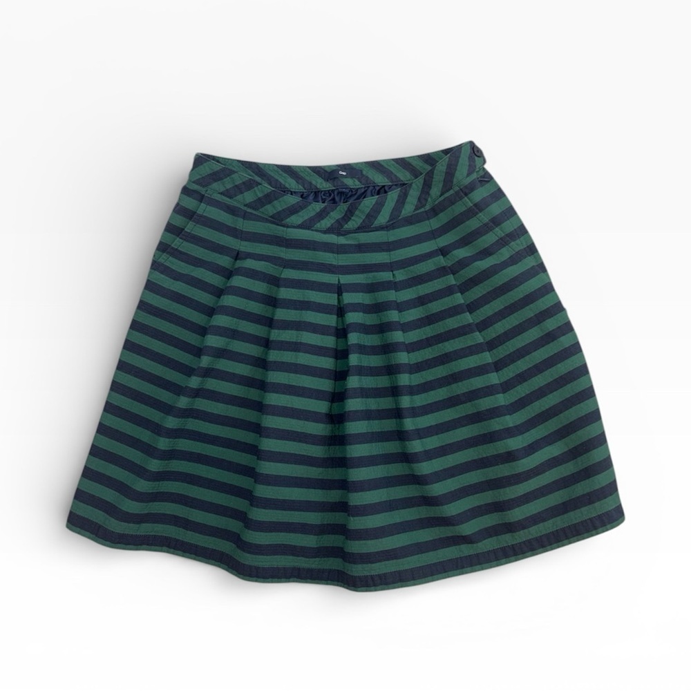 GAP Pleated Striped Skirt